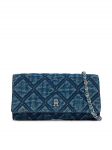 Tommy Hilfiger K&auml;ekott Th Feminine Wallet Chain Denim AW0AW18903 Sinine