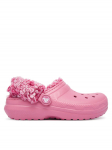 Crocs Pl&auml;tud Classic Fleece Lined Clog K 212856 Roosa