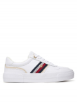 Tommy Hilfiger Tossud Th Platform Vulc Leather FW0FW09603 Valge
