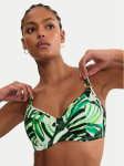 Triumph Bikini &uuml;lemine osa Summer Palm 10226611 Roheline