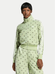adidas Pluus Satin Polka Dots Tt Track Top LI2854 Roheline Regular Fit
