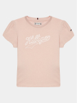 Tommy Hilfiger T-s&auml;rk Hilfiger Script Tee S/S KG0KG07714 Roosa Regular Fit
