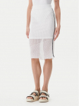 PINKO Midiseelik Trivor 104892 A2EB Valge Regular Fit