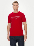 Tommy Hilfiger T-s&auml;rk Center Stack MW0MW38621 Punane Regular Fit