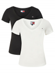 Tommy Jeans T-s&auml;rkide komplekt DW0DW21367 V&auml;rviline Slim Fit
