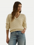 LAUREN RALPH LAUREN Kampsun 200971374002 Beež Relaxed Fit