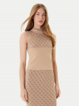 Guess Kampsun W3YR26 Z37K0 Beež Slim Fit