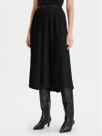 Calvin Klein Plisseeseelik LV044D632G Must Regular Fit