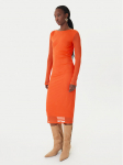 Patrizia Pepe Kokteilikleit 8A1604/J376-R877 Oranž Regular Fit