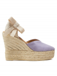 Manebi Espadrillid Hamptons Heart-Shaped Wedge Espadrilles W 1.3 WH Lilla