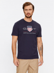 Gant T-s&auml;rk Reg Archive Shield Ss 2003199 Tumesinine Regular Fit