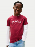 Tommy Hilfiger T-s&auml;rk Monotype Print KB0KB10051 Punane Regular Fit