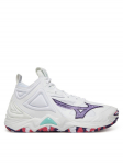 Mizuno Saalijalatsid Wave Momentum 3 Mid V1GC2317 Valge