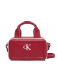 Calvin Klein K&auml;ekott Contrast Ck Mini Bauletto Bag LV04F1257G Bordoopunane
