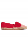 Tommy Hilfiger Espadrillid Script Crochet Espadrille FW0FW09502 Punane
