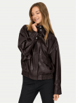 ONLY Tehisnahast jope Julia 15373024 Pruun Loose Fit