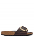 Birkenstock Pl&auml;tud Madrid Big Buckle 1032914 Tumepruun