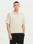 Jack & Jones Polo s&auml;rk Troy 12269617 Beež Relaxed Fit L