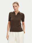 Weekend Max Mara Polo s&auml;rk Roncolo 2525366071 Pruun Regular Fit XS