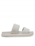 Calvin Klein Jeans Pl&auml;tud Flat Molded Dbl Bar Sandal Cv YM0YM01222 Hall
