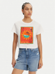 Roxy T-s&auml;rk ERJZT05921 Valge Relaxed Fit M