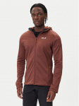 Jack Wolfskin Fliis Peak District A65272 Pruun Regular Fit XL