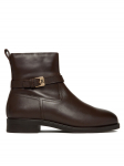Tommy Hilfiger Saapad Th Buckle Riding Leather Bootie FW0FW08781 Pruun
