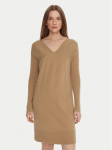 United Colors Of Benetton Kootud kleit 1044DV02C Beež Relaxed Fit