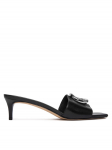 MICHAEL Michael Kors Pl&auml;tud Milan Mule Sandal 40R6MLMS1L Must 36