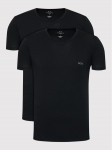 Armani Exchange T-s&auml;rkide komplekt 956004 CC282 07320 Must Regular Fit
