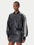 adidas Tehisnahast jope Pleather KE5035 Must Oversize