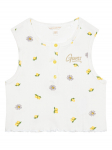 Guess Top J6GI02 KF794 Valge Regular Fit 16Y