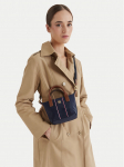 Tommy Hilfiger K&auml;ekott Popette Micro Tote Corp AW0AW18552 Tumesinine