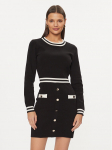 Morgan Kootud kleit 241-RMVA Must Regular Fit