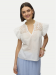 Vero Moda S&auml;rkpluus Line 10347292 Valge Regular Fit