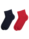 Tommy Hilfiger L&uuml;hikesed sokid 342025001 Tumesinine