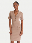 Guess Kootud kleit W5YK29 Z0130 Beež Slim Fit