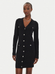 PINKO Kootud kleit Solfitaggio Abito 103974 A21T Must Slim Fit M