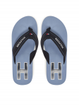 Tommy Hilfiger Varbavahesandaalid Hilfiger H Padded Beach Sandal FM0FM05536 Tumesinine 44