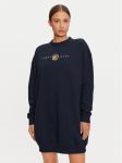 Tommy Jeans Kootud kleit DW0DW18715 Tumesinine Relaxed Fit