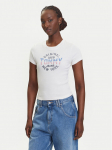 Tommy Jeans T-s&auml;rk DW0DW21421 Ekr&uuml;&uuml;v&auml;rv Slim Fit XL