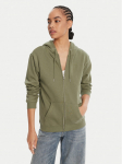 Roxy Pluus Surf Stoked Zipped Brushed ERJFT05022 Roheline Regular Fit M