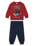 Guess Komplekti kuuluvad kampsun ja p&uuml;ksid Materjalowe I5BG04 Z2BB0 Punane Regular Fit 6_9M