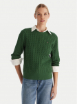 Tommy Hilfiger Kampsun Fine WW0WW44993 Roheline Regular Fit