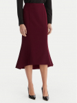ACCESS FASHION Midiseelik 54-6027-168 Bordoopunane Regular Fit