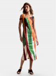 Desigual Suvekleit Paint Lacroix 26SWVK17 V&auml;rviline Slim Fit S