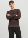 Jack & Jones Kampsun 12212816 Pruun Regular Fit
