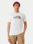 The North Face T-s&auml;rk Mountain Line NF0A8GUX Valge Regular Fit