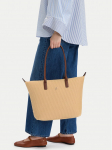 Tommy Hilfiger K&auml;ekott Popette Tote Raffia AW0AW18528 Beež