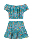 Mayoral Komplekti kuuluvad s&auml;rkpluus ja seelik 6989 Roheline Regular Fit